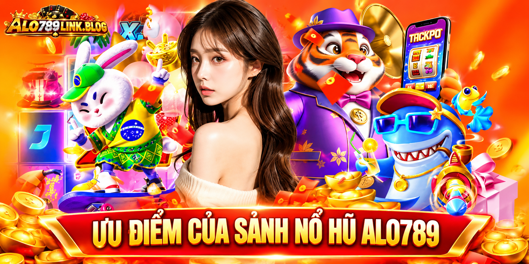1 vài thẻ chức năng siêu nổi bật tại nổ hũ Alo789